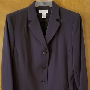 Beautiful Worthington skirt suit, dark gray